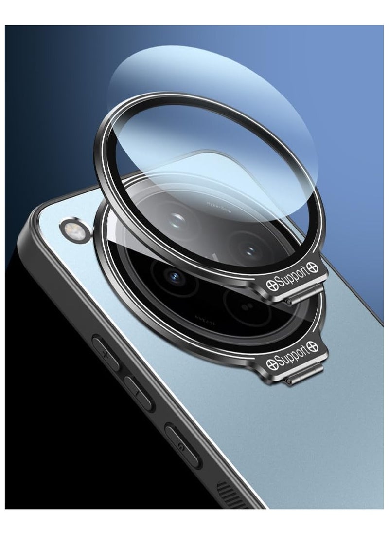 جنرال - غطاء صقيل متوافق مع هاتف Oppo Find X8 Pro، مع حامل عدسة مخفي وحماية مزدوجة للشاشة والعدسة، يوفر غطاء Oppo Find X8 Pro حماية ضد الاهتزازات والسقوط. - Image 1