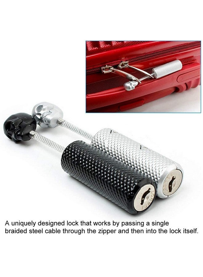 Fambal TSA Approved Travel Luggage Locks with Skull Style -Steel Padlocks with 2 Keys for Baggage, Suitcases & Backpacks (Pack of 1) - Image 3