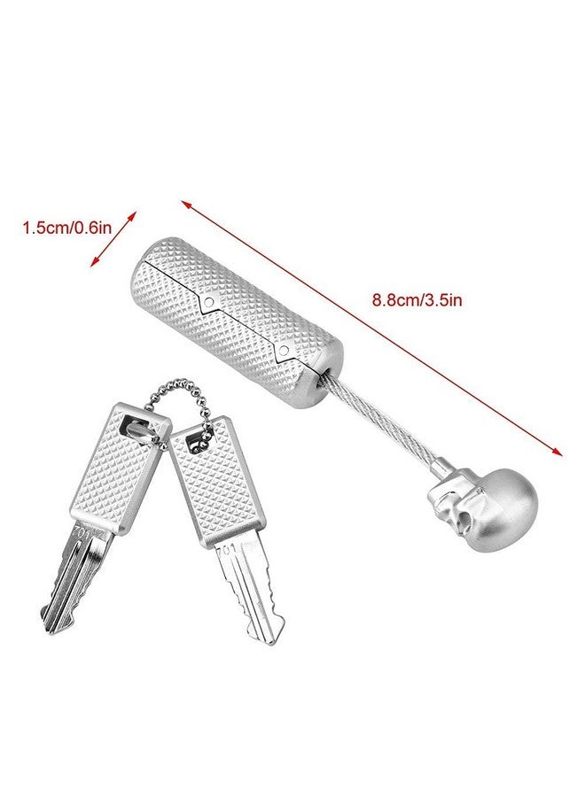 Fambal TSA Approved Travel Luggage Locks with Skull Style -Steel Padlocks with 2 Keys for Baggage, Suitcases & Backpacks (Pack of 1) - Image 4