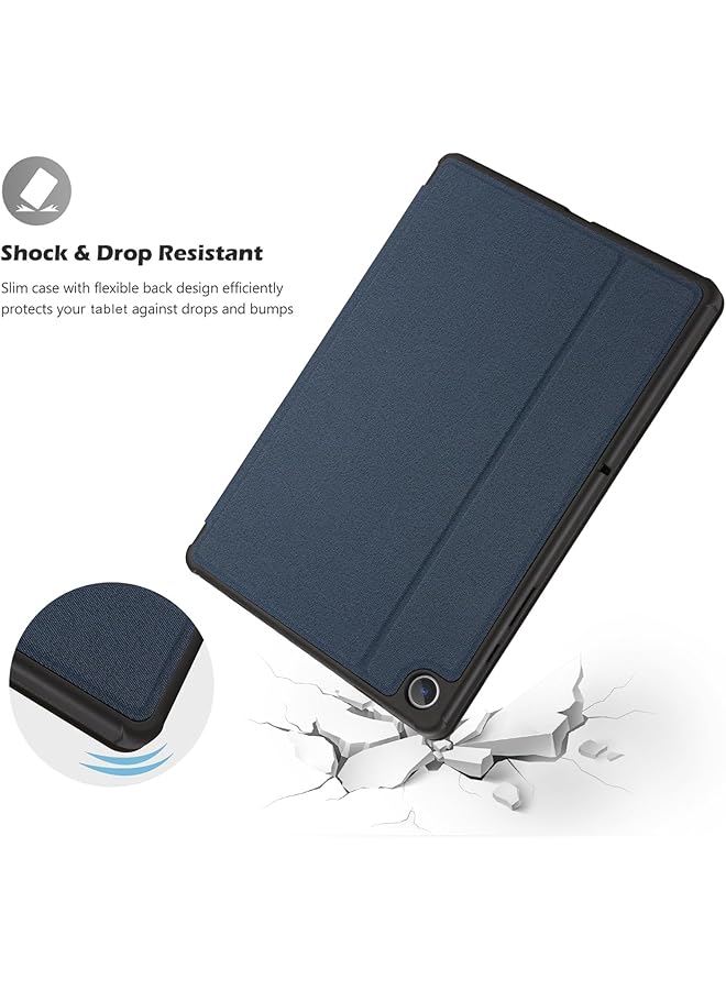 Procases Protective Case For Galaxy Tab A9 Plus 11 Inch 2023 Folio Smart Slim Stand Cover For Galaxy Tab A9+ Tablet Sm-X210 X215 X216 X218 -Navy - Image 5