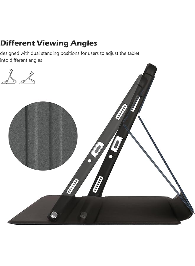 Procases Protective Case For Galaxy Tab A9 Plus 11 Inch 2023 Folio Smart Slim Stand Cover For Galaxy Tab A9+ Tablet Sm-X210 X215 X216 X218 -Navy - Image 3