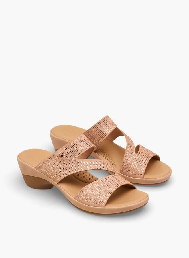 Women Slip On Block Heels