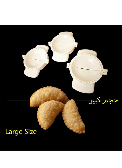 Large Dumpling Pierogies Maker 3 Samosa Moulds