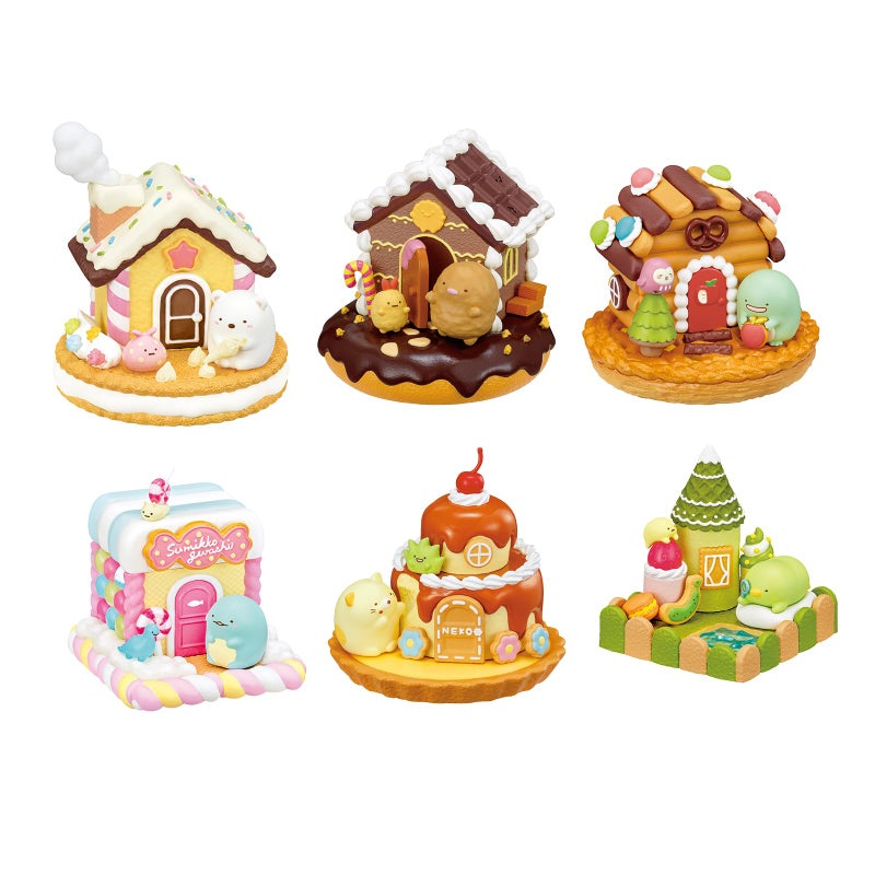 Re-Ment Sumikko gurashi Candy House Blind Box - Includes 1 of 6 Collectible Mini Figurines - Fun and Versatile Decoration - Image 1