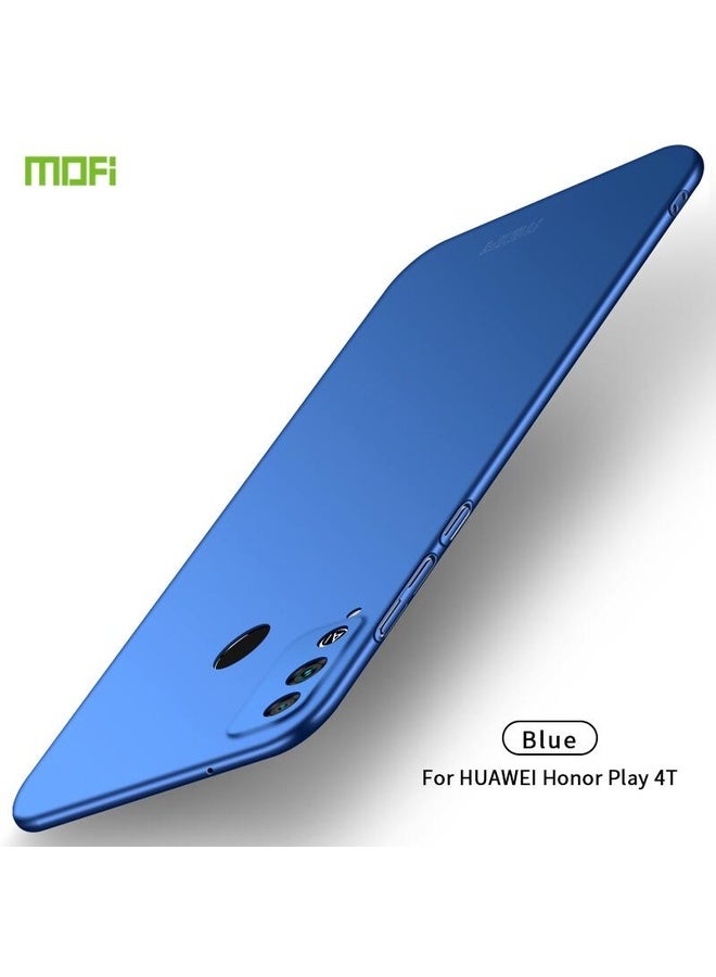 HuHa Case Cover For Huawei Honor Play 4T MOFI Frosted PC Ultra-thin Hard Case(Blue) - Image 1
