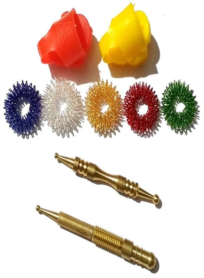 اسي مسبار الضغط المضغوط ACi Sujok + الأسطوانة المركزية II تشخيص المعادن Jimmys + 5 قطع من حلقات Sujok + 2 إبهام جيمي = مجموعة أدوات Sujok - Image 1