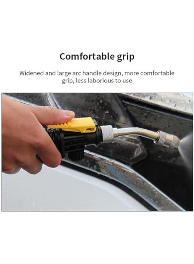 Generic Boolygo Car Wash Maintenance High Pressure Power Water Gun Washer Water Jet Garden Hose Wand Nozzle Sprayer Spray Cleaning Tool For Gutter Patio Car Pet Window (Black)  - Image 4