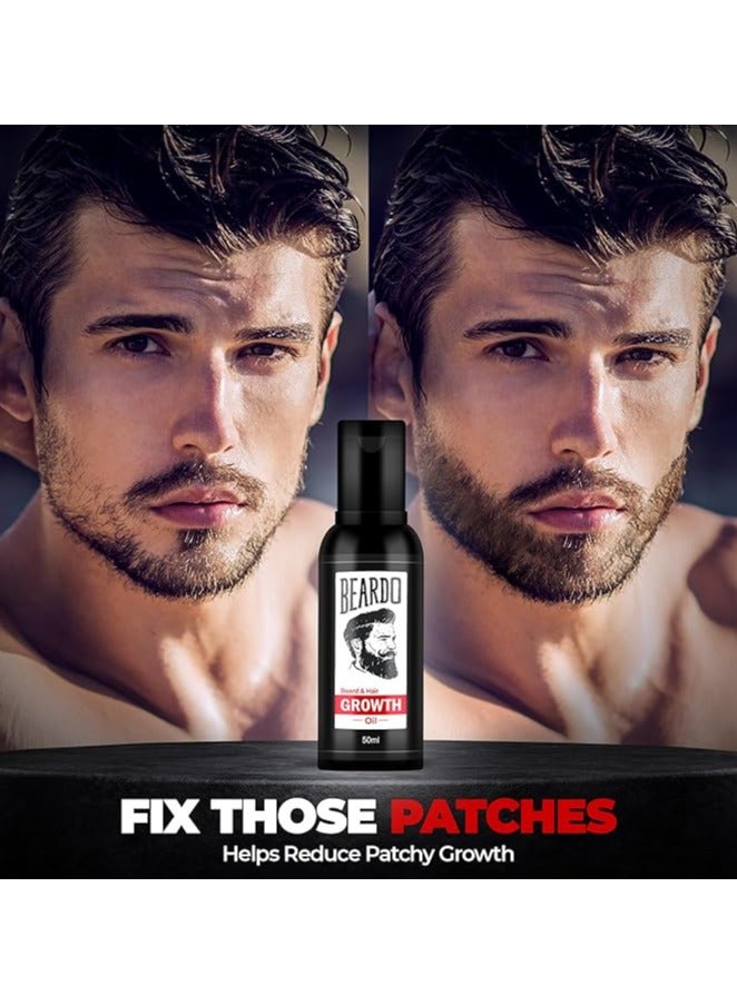 BEARDO Beard n Hair Growth Oil 50ml - Image 5