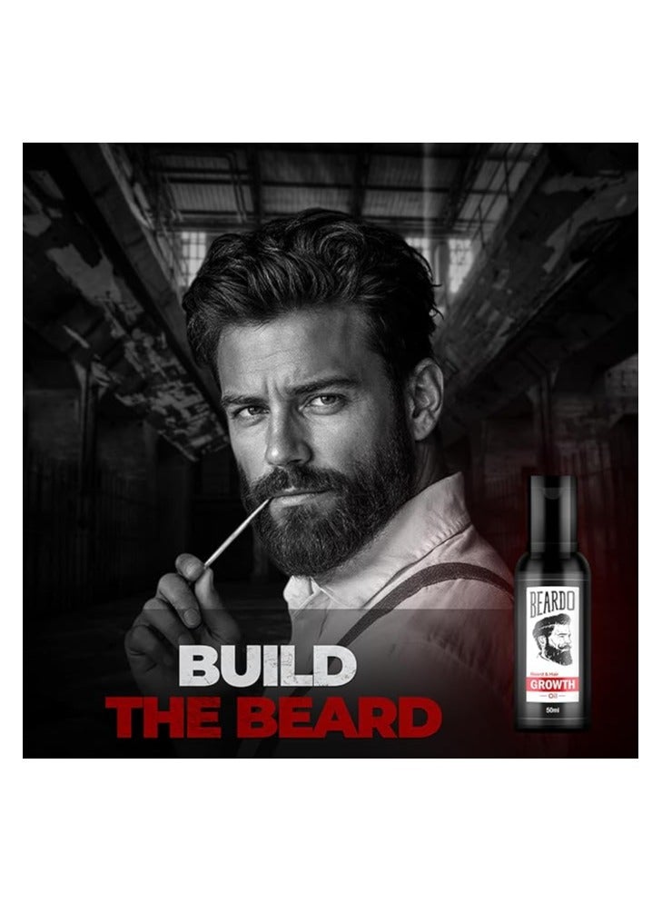 BEARDO Beard n Hair Growth Oil 50ml - Image 2