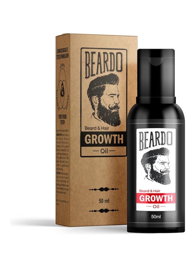 BEARDO Beard n Hair Growth Oil 50ml - Image 1