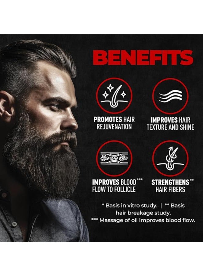 BEARDO Beard n Hair Growth Oil 50ml - Image 3