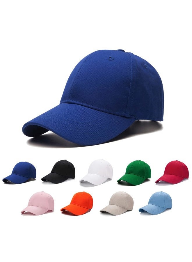 Edoneery Baseball Cap for Kids-Adjustable Washed Cotton Golf Toddler Hat for Boys & Girls Dark Blue - Image 1