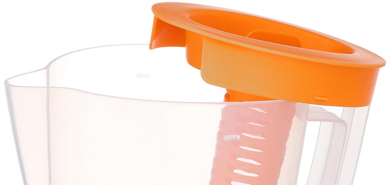 M-Design Jug with Infuser 2.2L - BPA Free, Microwave Safe, Dishwasher Safe, Food Safe - Orange - Image 2