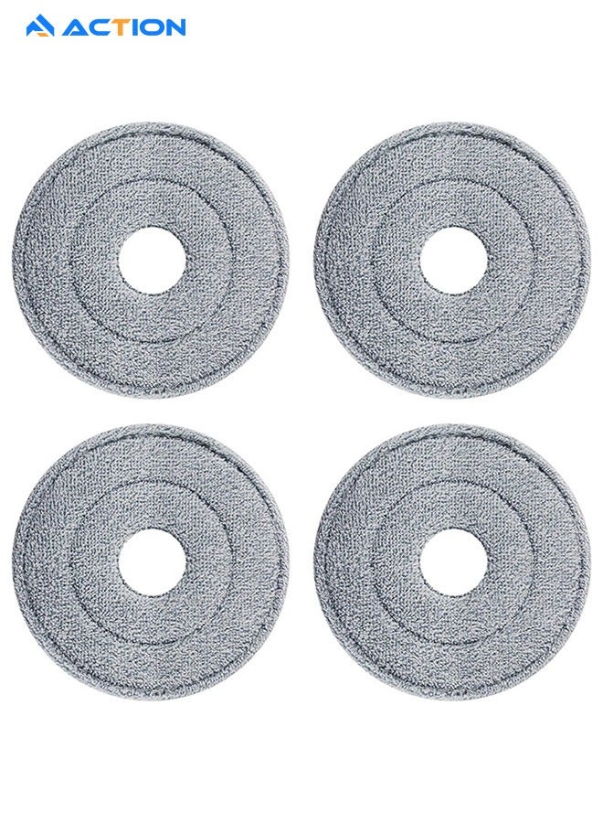 أكشن قطع غيار قماش الممسحة 4 قطع دائرية - Image 1