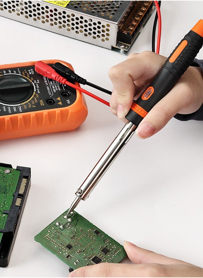 LAWAZIM Electric Soldering Iron - 60W, 220V - External Heated Soldering  Gun with Fine-Point Tip, Fast Heating, Heat Dissipation Hole, and BS Plug - Perfect for Electronics Repair, DIY, and PCB Work  - Image 3