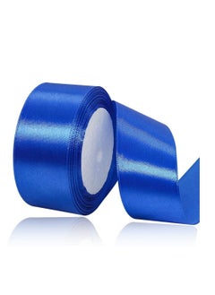 MARKQ Cobalt Blue Satin Ribbon, 38mm x 25yd Fabric Polyester Ribbon for Gift Wrapping, Party Favors, Wedding Decorations, Bow Making, Bouquets, Sewing Projects & Craft Supplies  - Image 1