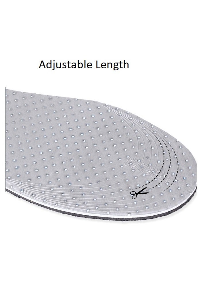 3 Pairs Shoe Insole Height Increasing,Soft Breathable Memory Foam Height Increase Insole for Men Women (1.5cm,2.5cm,3.5cm)