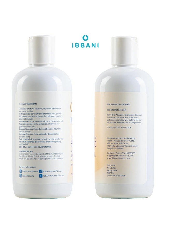 IBBANI Naturals Strengthening and Growth Shampoo For Dry, Dull & Thin Hair - 300 ml | Hair Loss Defence Paraben and Sulphate Free Shampoo for Men and Women - Image 2