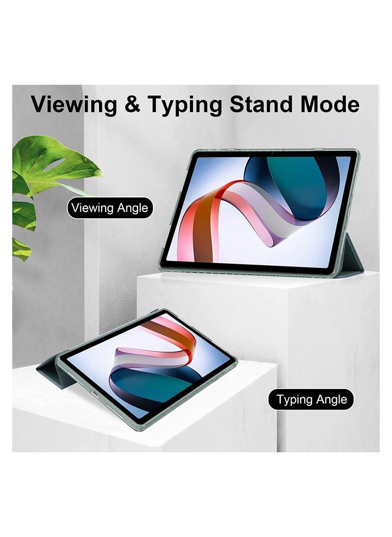 Case Compatible with Xiaomi Redmi Pad 10.61 inch 2022 Released Tablet Case, TPU Slim Cover Auto Wake/Sleep Smart Clear Transparent Back Shell - Image 3