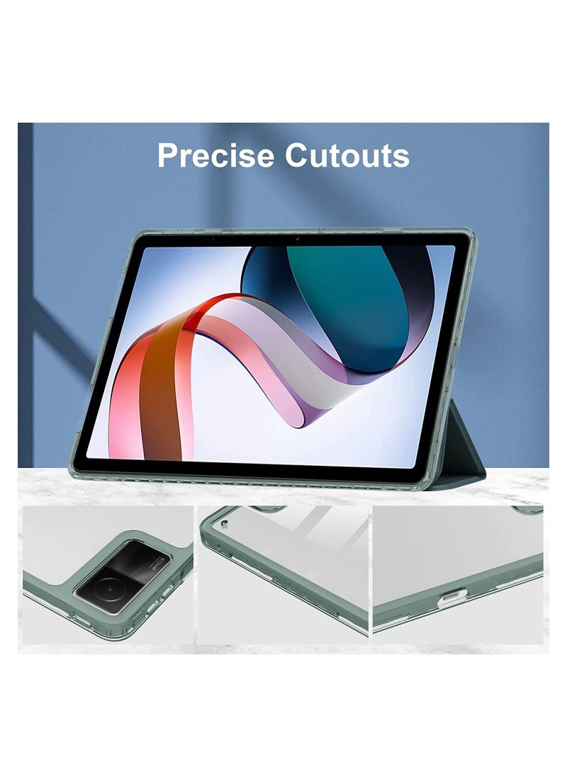 Case Compatible with Xiaomi Redmi Pad 10.61 inch 2022 Released Tablet Case, TPU Slim Cover Auto Wake/Sleep Smart Clear Transparent Back Shell - Image 4