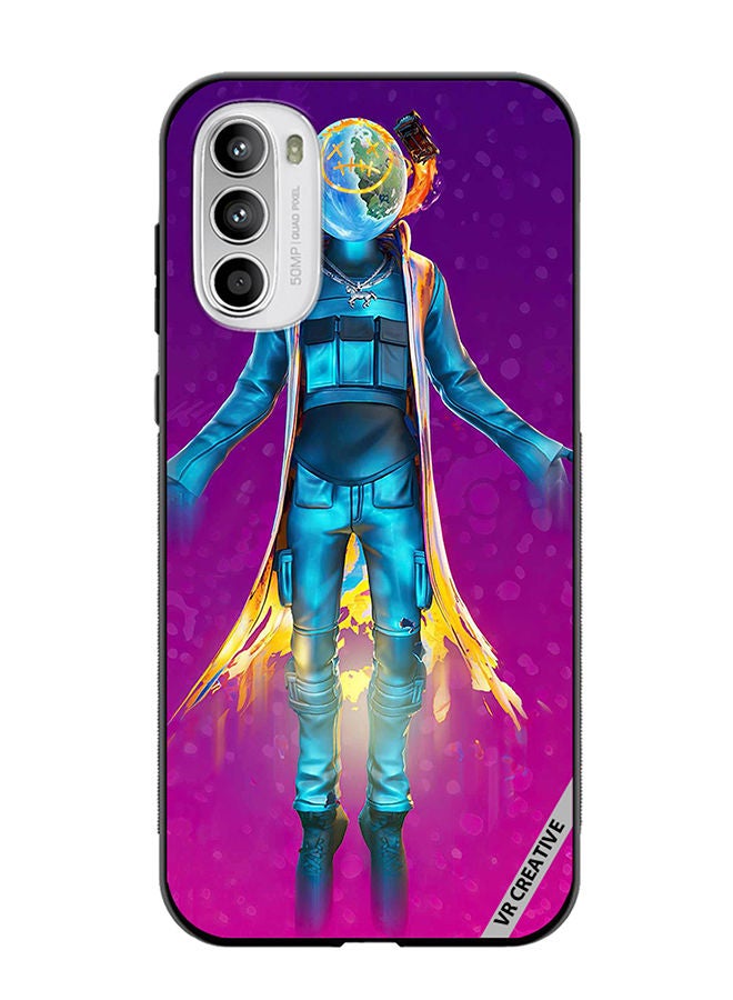 VR CREATIVE Protective Case Cover For Motorola Moto G82 Fortnite Design Multicolour - Image 1