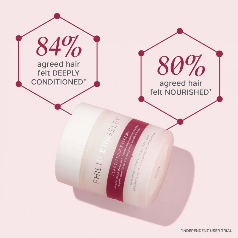 PHILIP KINGSLEY | Elasticizer Extreme | Deep Conditioning Hair Mask Repair Treatment | Pre-Shampoo Deep Conditioning Mask | Reduces Breakage and Frizz | For Dry, Damaged and Curly Hair | 2.53oz - Image 5