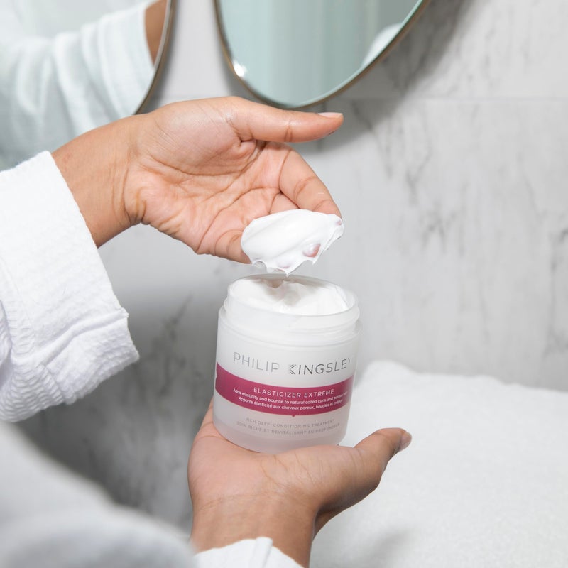 PHILIP KINGSLEY | Elasticizer Extreme | Deep Conditioning Hair Mask Repair Treatment | Pre-Shampoo Deep Conditioning Mask | Reduces Breakage and Frizz | For Dry, Damaged and Curly Hair | 2.53oz - Image 4