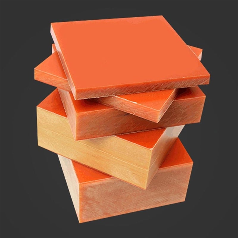 Plastic Board Sheets, 1pc Red Bakelite Flat Plate, Orange Electrical Bakelite Board, Thick 1 to 20mm Sheet, Glue Plate(200x250x1mm) - Image 3