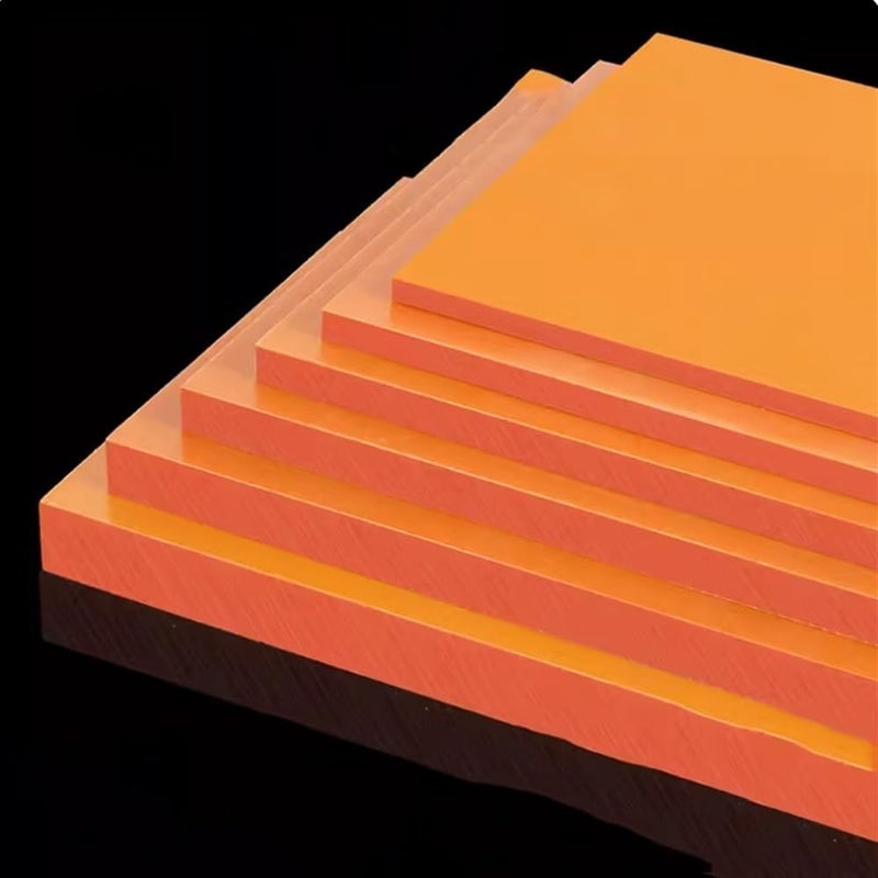 Plastic Board Sheets, 1pc Red Bakelite Flat Plate, Orange Electrical Bakelite Board, Thick 1 to 20mm Sheet, Glue Plate(200x250x1mm) - Image 2