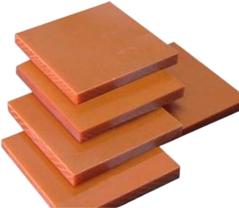 Plastic Board Sheets, 1pc Red Bakelite Flat Plate, Orange Electrical Bakelite Board, Thick 1 to 20mm Sheet, Glue Plate(200x250x1mm) - Image 5