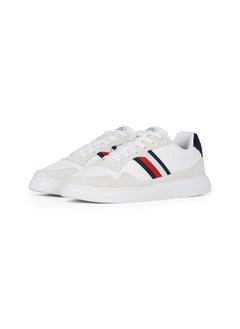 TOMMY HILFIGER Lace Up Low Top Leather Sneakers  - Image 4