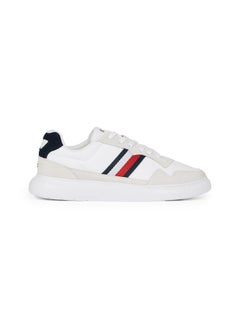 TOMMY HILFIGER Lace Up Low Top Leather Sneakers  - Image 1