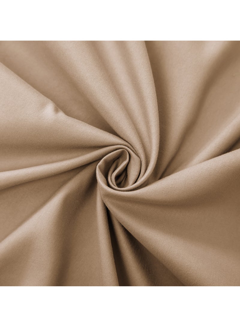 Panax Bedding Double Bed Sheets Set - 4 Piece Bedding - Brushed Microfiber - Shrinkage and Fade Resistant - Easy Care (Coffee, Double) - Image 5