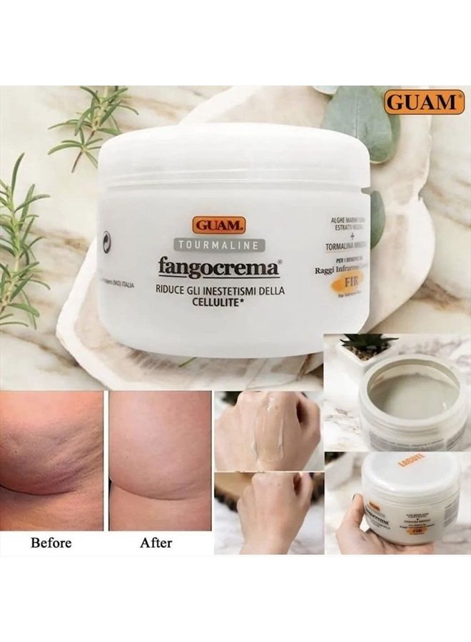 GUAM FANGOCREMA Anti Cellulite Cream with Seaweed and Tourmaline FIR, Lipo-Reducing Caffeine Cream for Cellulite and Skin Tightening, Cellulite Hot Gel for Cellulite Treatment, 10.5oz | Guam Beauty - Image 3