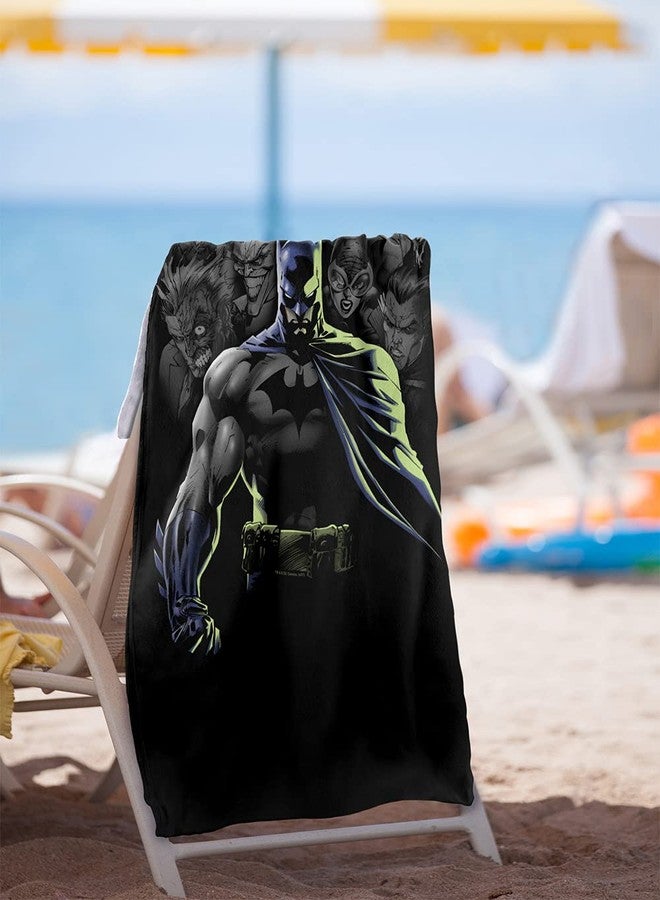 LOGOVISION Batman Villains Unleashed Officially Licensed Beach Towel 30" X 60" - Image 2