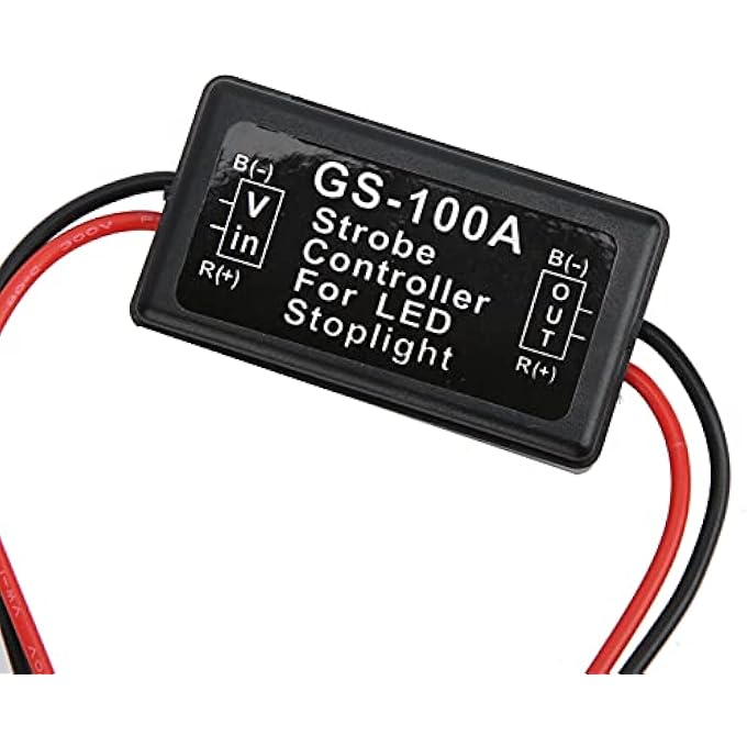 Eujgoov Gs100A Strobe Controller Flasher Module For Led Brake Light Tail Stop Light 1224Vdc - Image 4