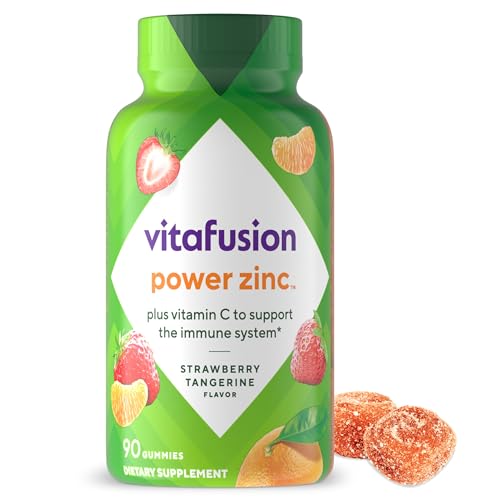 Vitafusion Power Zinc Gummy Vitamins Strawberry Tangerine Flavored Immune Support 1 90 Count