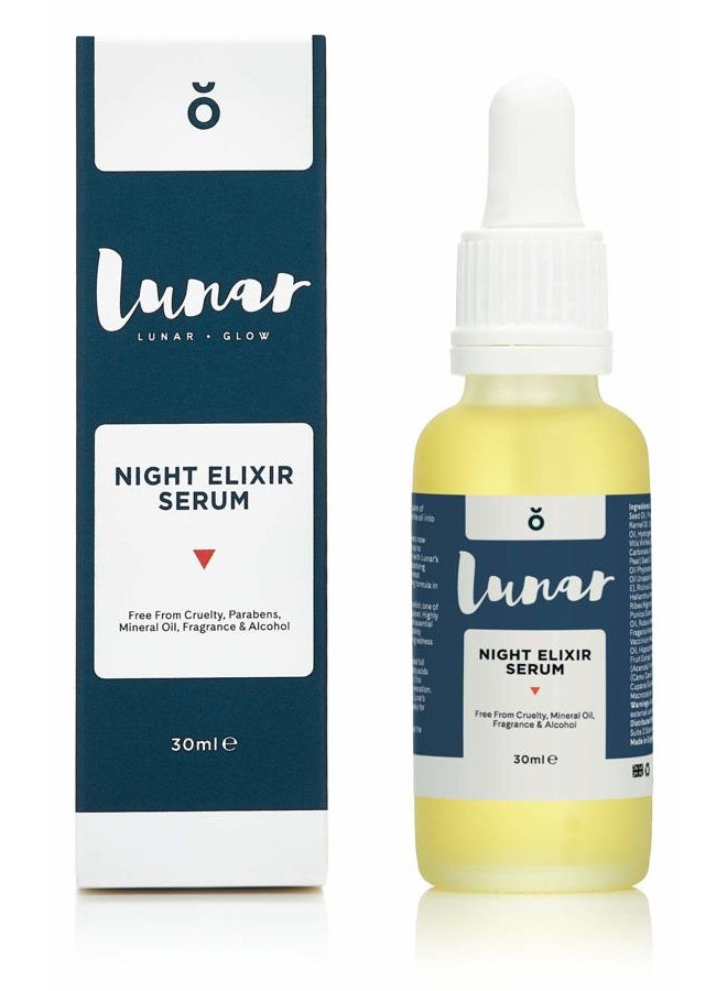 Lunar Glow Night Elixir Serum by Lunar Glow. An Anti Aging Night Repair Serum for your Face and Skin - 1 fl.oz / 30ml. - Image 1
