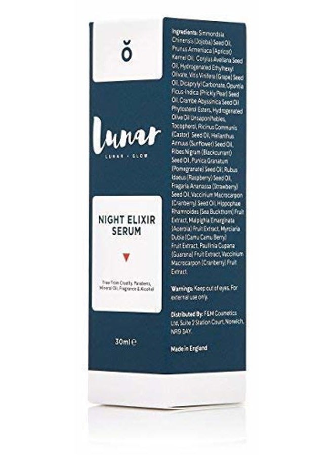Lunar Glow Night Elixir Serum by Lunar Glow. An Anti Aging Night Repair Serum for your Face and Skin - 1 fl.oz / 30ml. - Image 3