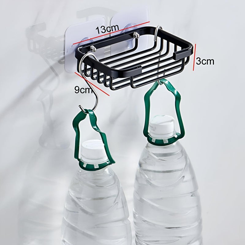 Strong Suction Soap Tray - Metal Holder for Shower, Ideal for Keeping Soap Dry and Organized (1 piece of the color shown) - Image 5