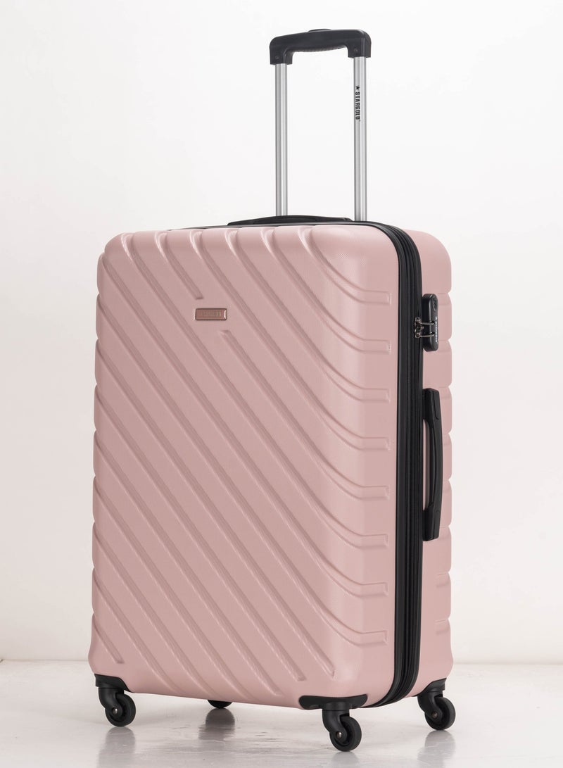 ستارجولد 4 عبوات من عربة أمتعة مقفلة ذات رقم دوار للجانب الصلب - Image 2