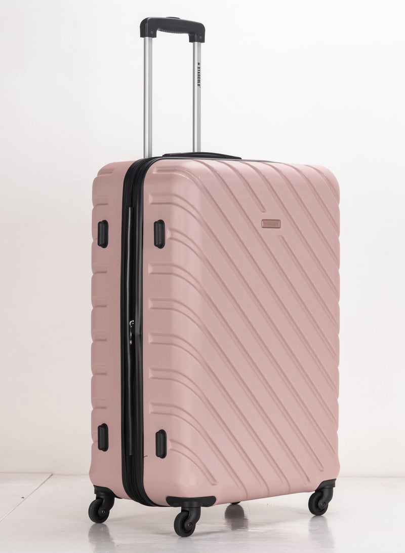 ستارجولد 4 عبوات من عربة أمتعة مقفلة ذات رقم دوار للجانب الصلب - Image 3