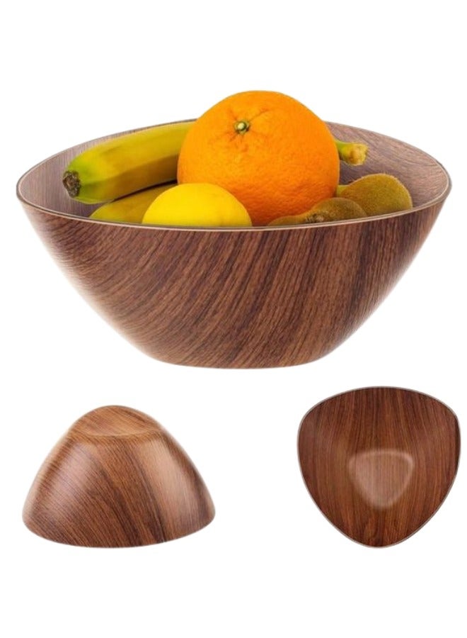 Large unbreakable triangle bowl Handmade No bacteria No harmful substances Food grade Shock resistant - Image 1