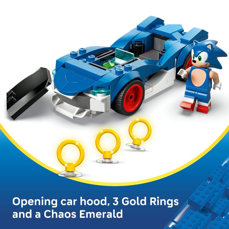 LEGO Sonic the Hedgehog Sonic: Speedster Lightning Toy 77117 (Age 7+, 126 Pieces) - Image 4