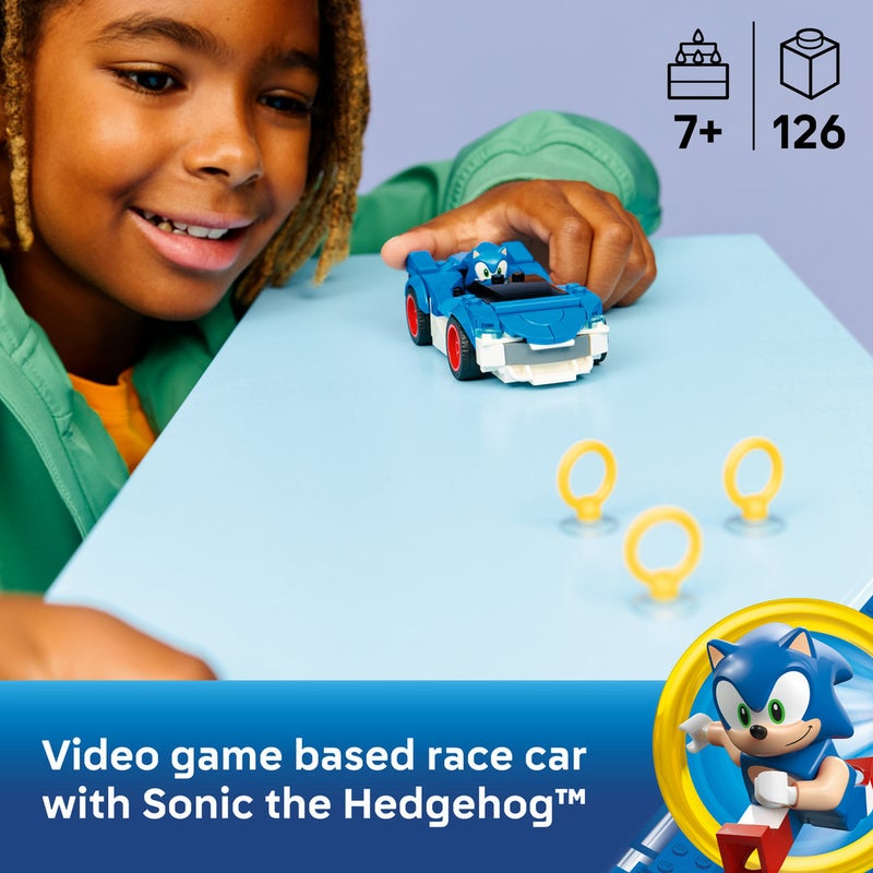 LEGO Sonic the Hedgehog Sonic: Speedster Lightning Toy 77117 (Age 7+, 126 Pieces) - Image 3