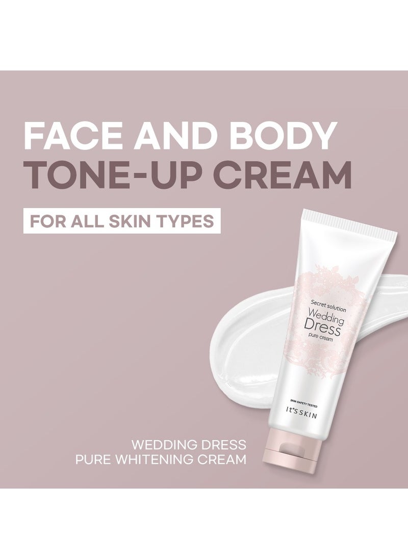 Its Skin - Secret Solution Wedding Dress white Cream - Image 1