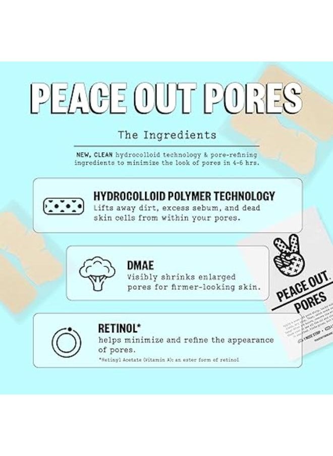 PEACE OUT - Poors Pore Nose Detox Strips 48.72g - Image 1