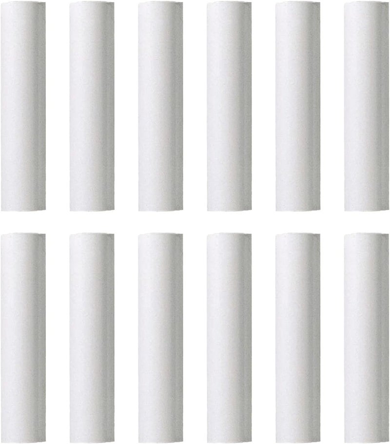 Ciata - 12 Pack - 2.25-inch White Plastic Candle Covers with 13/16 inch Inside Diameter and 7/8 inch Outside Diameter (2.25 inch, White) - Image 1