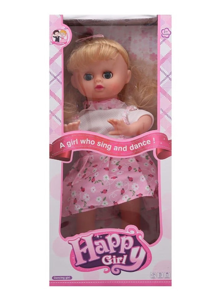 Happy Girl Dancing and Singing Doll - Image 1