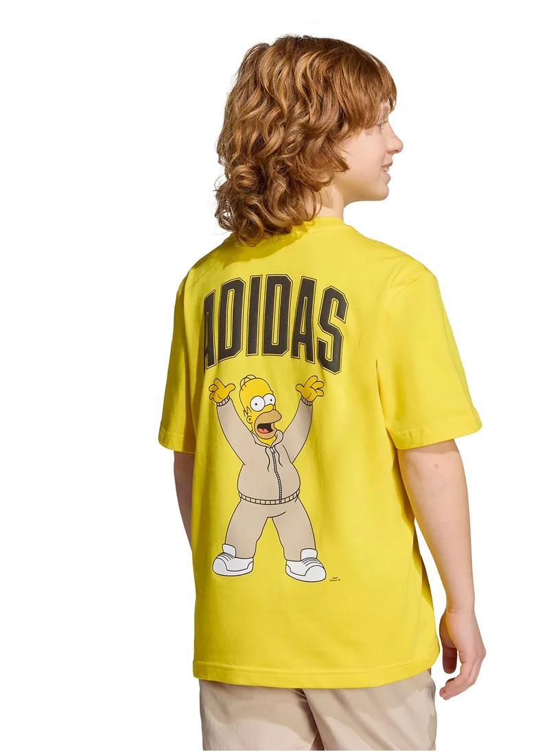 Adidas Youth The Simpsons Graphics T-Shirt